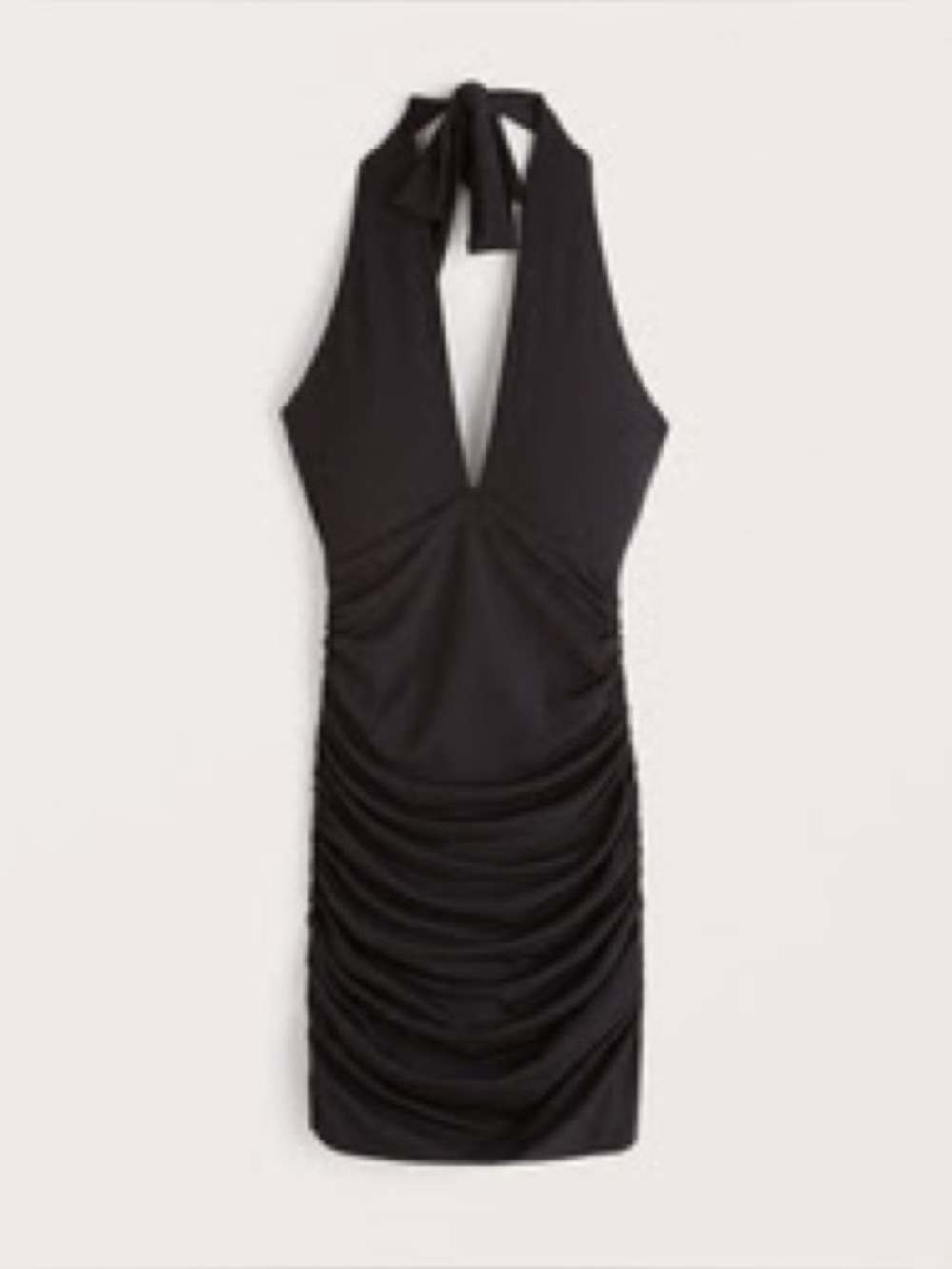Abercrombie & Fitch Multiway Ruched Halter Mini Dress
